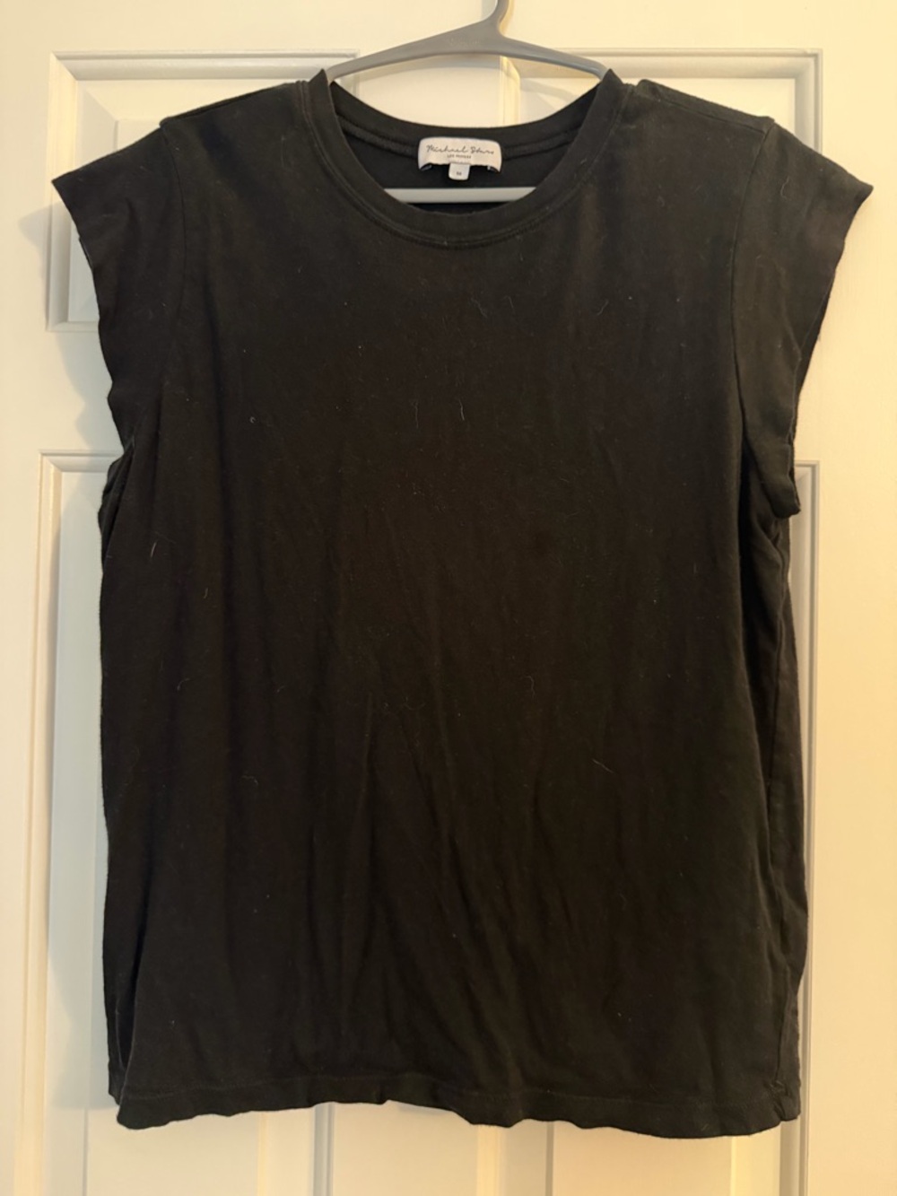 Michael Stars Black Short Sleeve Crew Tee